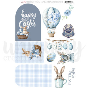 Uniquely Creative: Uniquely Creative - Easter Wishes - A4 Cut-A-Part Sheet