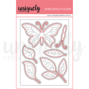 Uniquely Creative - Ultraviolet Delight - Cut & Emboss Folder "Butterfly Breeze"