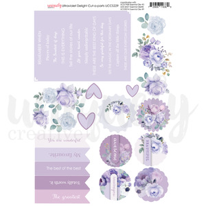 Uniquely Creative - Ultraviolet Delight - A4 Cut-A-Part Sheet