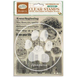 Stamps Stamperia: Stamperia - A New Beginning - Acrylic Stamp 14x18cm