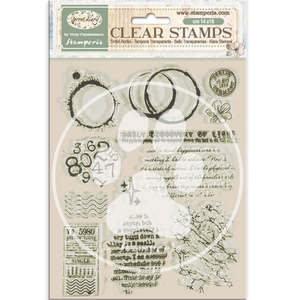 Stamps Stamperia: Stamperia - Create Happiness Secret Diary - Acrylic Stamp 14x18cm