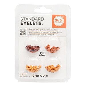We R Memory Keepers - Standard Eyelets - Orange