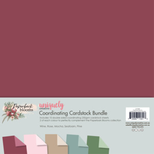 Uniquely Creative - Paperbark Blooms - 12x12 Coordinating Cardstock Bundle (10pk)