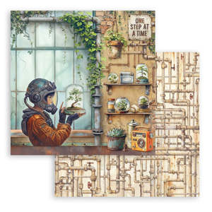 Stamperia - A New Beginning - 12x12 Paper "Terrarium"