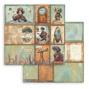 Stamperia - A New Beginning - 12x12 Paper "Mixed Cards"