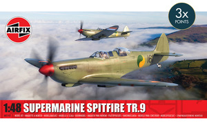 Airfix - Model Kit - Supermarine Spitfire TR.9 1:48 (Skill Level 2)