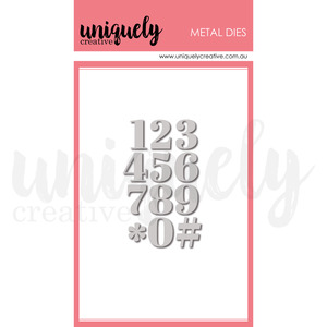 Uniquely Creative - Oh So Lovely - Serif Number Die