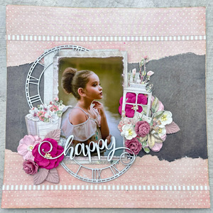 Happy Layout Kit by Michelle Van Oudtshoorn