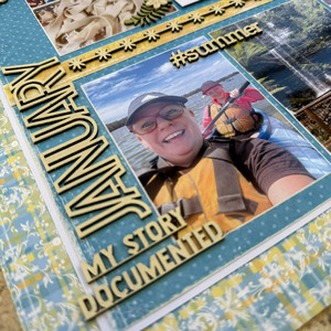 Year in Review Layout Class Kits by Jen Hedger (1 Sgl & 12 Dbl Layouts) - Monthly Kit Price