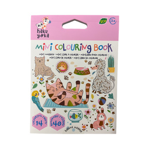 Avenir - Haku Yoka - Mini Colouring Book - Lovely Pets