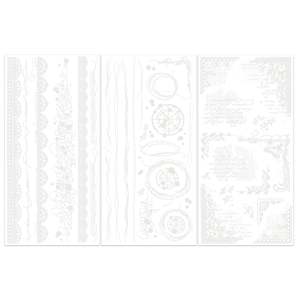 49 and Market - 6x12 Irresistible Rub-On Transfer Set - Edges