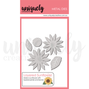 **Pre-Order** Uniquely Creative - Sweet As Honey - Layered Sunflower Die (ETA Mid July 26)