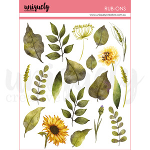 **Pre-Order** Uniquely Creative - Sweet As Honey - Nature Rub-Ons (ETA Mid July 26)