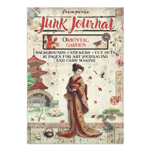 Stamperia - Oriental Garden - Junk Journal Book (Backgrounds, Stickers & Lasercu&hellip;