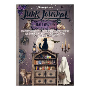 Collectables Ephemera Stamperia: Stamperia - Halloween - Junk Journal Book (Backgrounds, Stickers & Lasercuts) (16 Pages)