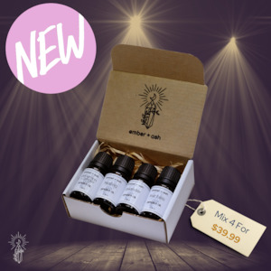 Diffusers Oils: 4 x Mix Pack Diffuser Oils