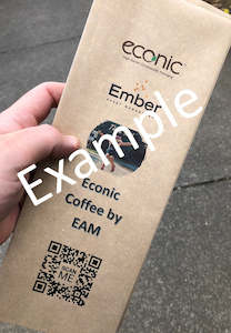 Custom Print Econic®Kraft Dry Goods 200/250g Bag: 100 bags