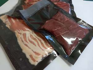 NEW Econic®Clear/Black Vacuum Pack: Large - 500 bags (wholesale)