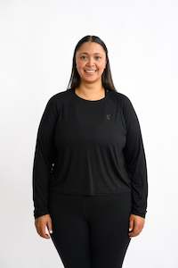 Embrace: LuxeFit LongSleeve - Black