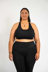 Embrace: LuxeFit Crop - Black