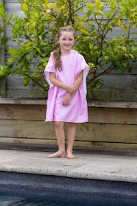 Hooded Towel: Whakatiputipu Hooded Towel - Rose