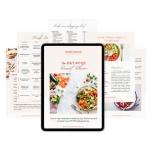 14-DAY PCOS Meal Plan (PDF) - Emily Jensen Nutrition & Natural Medicine