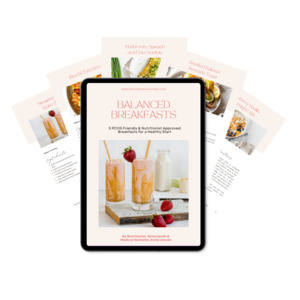 Balanced Breakfasts for PCOS ebook - Emily Jensen Nutrition & Natural Medicine