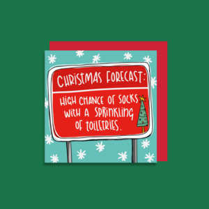 Dandelion Stationery: DSHM310 Christmas Forecast (6 pack)
