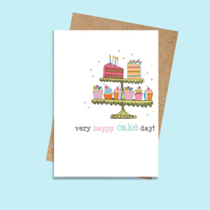 DSWW1072 Very Happy Cake Day (6 pack)