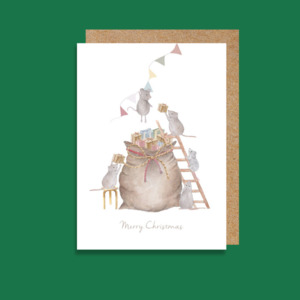 Christmas: LRSS1 Mice & Present sack (6 pack)