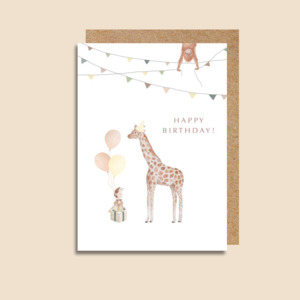 LRGIH Happy Birthday Giraffe & Friends (6 pack)