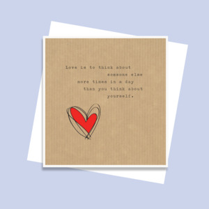 Love: SCLCF010 - Love is to Think (6pack)