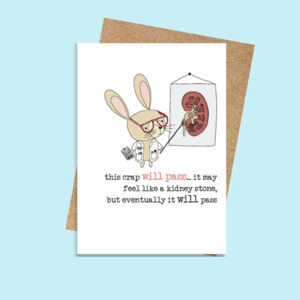 Get Well Sympathy: SCDSWW780 Kidney Stones (6 pack)