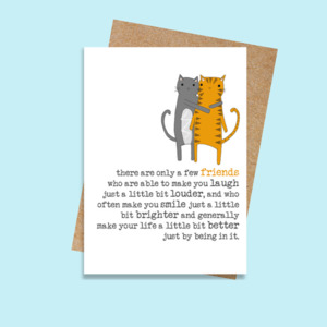 Get Well Sympathy: DSWW446 Friends make world a little brighter (6 pack)