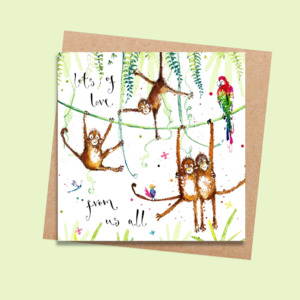 SCLMDJT09 Monkey Family (6 pack)