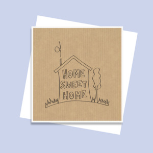New Home: SCLCF009 - Home Sweet Home Text (6pack)
