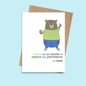 Humour: SCDSWW762 Cookies & Performance (6 pack) (Copy)