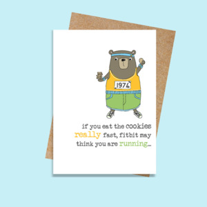 Humour: DSWW601 Running, Fitbit & Cookies (6 pack)