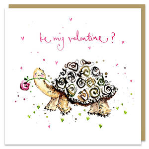 Valentines Day: LMDFF71 Be my Valentine Tortoise (6 pack)
