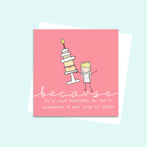 SCBBBC02 Because it's your birthday (6 pack)