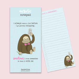 Stationery: DSMP02 List I'll Forget Magnetic Notepad (3 pack)