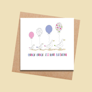 Marina B: SCMBDP09 Quack Quack Birthday (6 pack)