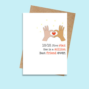 Dandelion Stationery: DSWW1194 Best friend ever (6 pack)