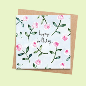 Birthday: LMDPOS04 Rose Bud Birthday (6 pack)