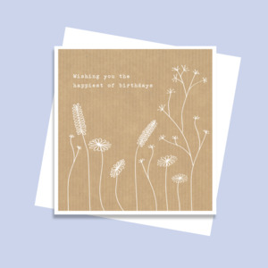 LCF122 Wild Flowers Birthday (6 pack)