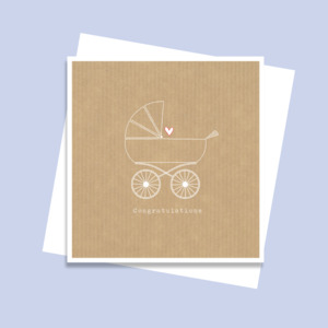 LCF108 Congratulations Pram (6 pack)