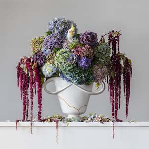 Hydrangeas & Love Lies Bleeding 1.12pm