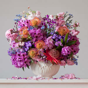 30 Off Artworks: Bouquet with Waratah 6.23 pm