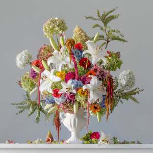 Floratopia: Vivid Oasis (Framed)