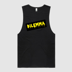 'DILEMMA' Embroidered Singlet